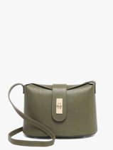 Cross Body Tas Caviar Leder Milano Groen caviar CA26065