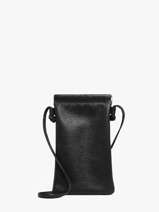 Cross Body Tas Caviar Leder Milano Zwart caviar CA26061