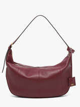 Schoudertas L Victoire Leder Lancel Violet victoire A13994