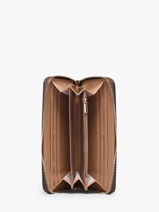 Portefeuille David jones Bruin saffiano P160510B-vue-porte