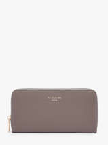 Portefeuille David jones Grijs saffiano P160510B
