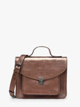 Cross Body Tas Vintage Leder Paul marius Bruin vintage GEORGE