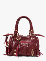 Handtas Shiny Sauvage Leder Milano Rood shiny sauvage SS24093