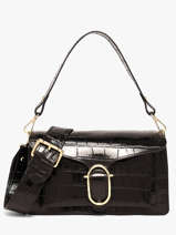 Cross Body Tas Cocco Balo Leder Milano Zwart cocco balo CB26063