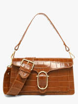 Cross Body Tas Cocco Balo Leder Milano Bruin cocco balo CB26063