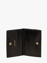 Portefeuille Leder Nat et nin Zwart vintage JOA-vue-porte