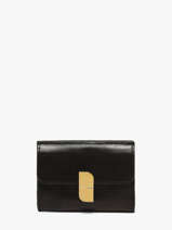 Portefeuille Leder Nat et nin Zwart vintage JOA