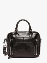 Cross Body Tas Baby Macy Leder Nat et nin Zwart vintage BABYMACY