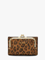 Portemonnee Mira Leder Nat et nin Bruin vintage MIRA
