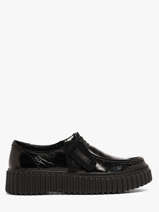 Derby Veterschoenen Uit Leder Clarks Zwart women 26179111