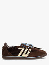 Sneakers Rocket Uit Leder Back 70 Bruin women 62