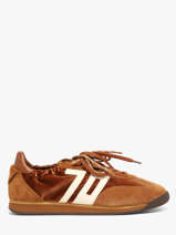 Sneakers Rocket Uit Leder Back 70 Bruin women 65