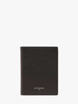 Portefeuille Leder Le tanneur Zwart lucien graine THGR3301