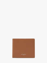 Portefeuille Lucien Leder Le tanneur Bruin lucien graine THGR3350
