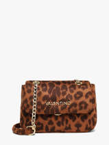 Cross Body Tas Ocarina Leo Valentino Bruin ocarina leo VBSABJ05