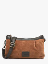 Cross Body Tas Vienne Leder Basilic pepper Bruin vienne BVIE01