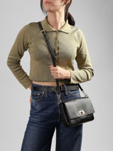 Cross Body Tas Caviar Leder Milano Zwart caviar CA24061O-vue-porte