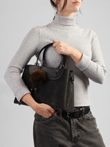 Handtas Suede Gallantry Zwart suede 6-vue-porte
