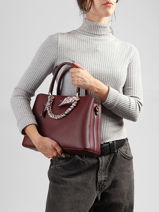 Handtas Grained Gallantry Violet grained 1-vue-porte
