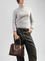 Handtas Grained Gallantry Bruin grained 1-vue-porte