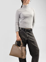 Handtas Saffiano Gallantry Beige saffiano M9431-vue-porte