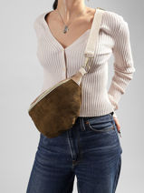 Heuptasje Ines de laure Bruin suede 1685551-vue-porte