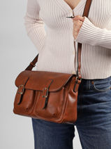 Cross Body Tas Toscane Hexagona Bruin toscane 579732-vue-porte