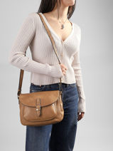 Cross Body Tas Toscane Hexagona Beige toscane 579734-vue-porte