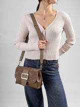 Handtas Velvet Caviar Leder Milano Grijs velvet caviar VC25114-vue-porte