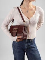 Handtas Velvet Caviar Leder Milano Violet velvet caviar VC25114-vue-porte