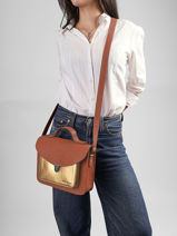 Cross Body Tas Dore Leder Paul marius Bruin dore GEORGDOR-vue-porte