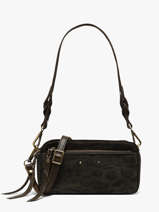 Cross Body Tas Vintage Mila louise Zwart vintage 3916PA1