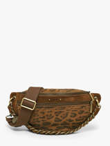 Heuptasje Leder Mila louise Bruin vintage 23689PA1