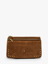 Portefeuille Leder Mila louise Bruin vintage 3881DVCC