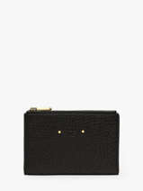 Portefeuille Leder Mila louise Zwart vintage 3576E1
