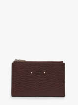 Portefeuille Leder Mila louise Rood vintage 3576E1