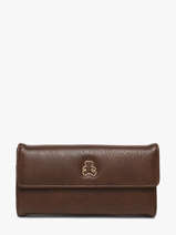 Portefeuille Orasie Lulu castagnette Bruin zip ORASIE