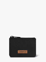 Personaliseerbaar Mini Ritsvak Cabaia Zwart pocket 82824