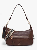 Schoudertas Zip Lulu castagnette Bruin zip BARRY