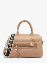 Handtas Zip Lulu castagnette Beige zip BARKA