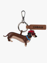 Bag Charm Cabaia Bruin accessoire CHARMS