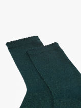 Sokken Pieces Blauw socks women 17078534-vue-porte