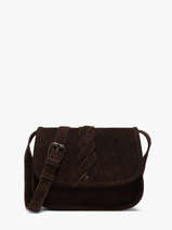 Cross Body Tas Aspen Leder Pieces Bruin aspen 17166672