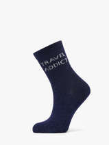 Damessokken T�tue Long Glitter Pieces Blauw socks women 17162499