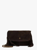 Cross Body Tas Aurora Leder Pieces Bruin aurora 17166670