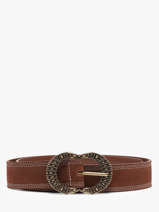 Damesriem Simone Leder Pieces Bruin simone 17156741