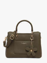 Cross Body Tas Grained Flora & co Groen grained H6931