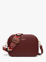 Cross Body Tas Grained Flora & co Rood grained F6967OR