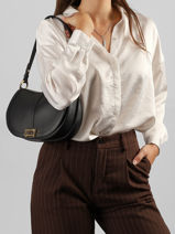 Cross Body Tas Celeste Leder Lancel Zwart celeste A14229-vue-porte