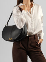 Schoudertas Celeste Leder Lancel Bruin celeste A14230-vue-porte